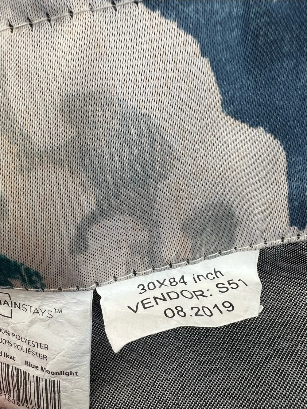 Blue and Teal Decorative curtains- Home Accents